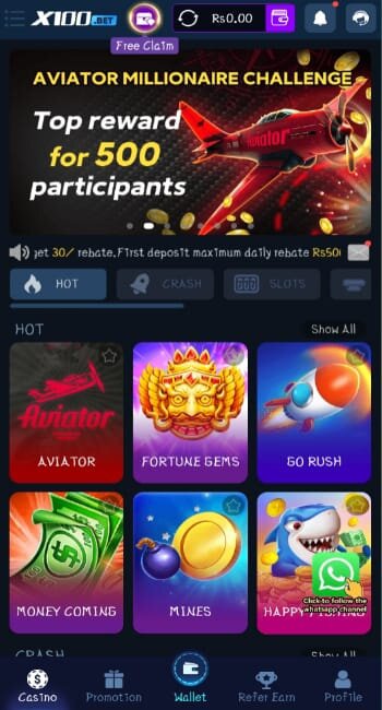 X100 Bet Game