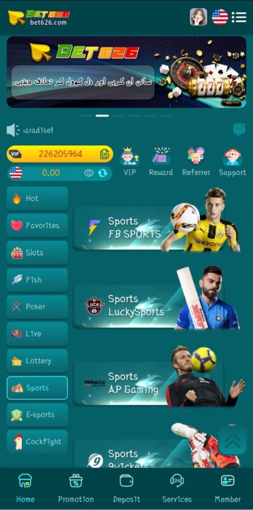 Bet626 Game